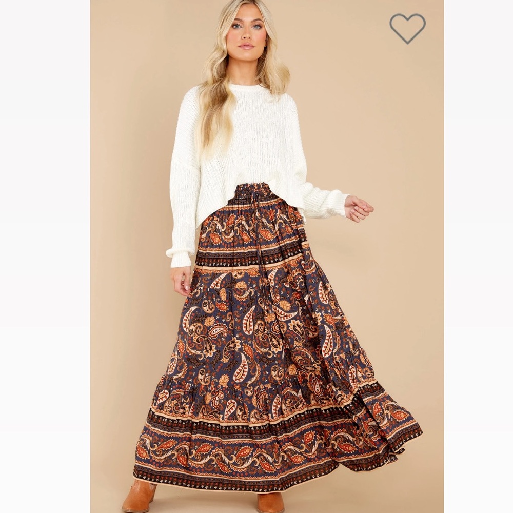 RED DRESS BOUTIQUE MAXI SKIRT